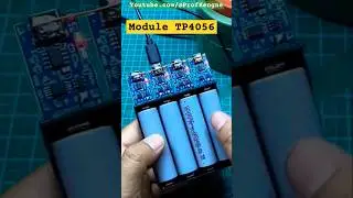 ⚠️Le Module TP4056 pour recharger les Batteries Lithium-ION 18650 #powerbank #shorts #battery #18650