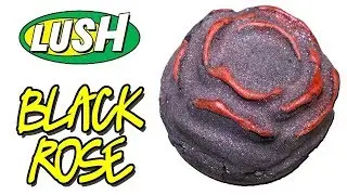 Lush - бомбочка для ванны BLACK ROSE - эксклюзивно в Японии, подводная демонстрация и обзор