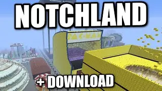 Minecraft PS3 - NOTCHLAND AMUSEMENT PARK - EPIC MAP DOWNLOAD + REVIEW ( PS4 / XBOX )