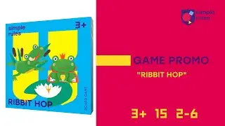 Board game &laquo;Ribbit Hop&raquo;. Promo.
