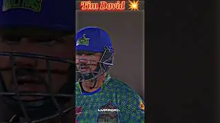 Tim David Destroyed Islamabad United 👹 #shorts