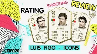 Review  Luis Figo 90 Ovr Icons FIFA 20