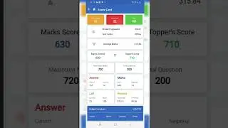 My ALLEN MAJOR TEST SERIES SCORE OF 2024