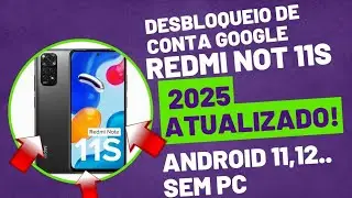 Remover conta google redemi not 11s  not 10 2025 atualizado