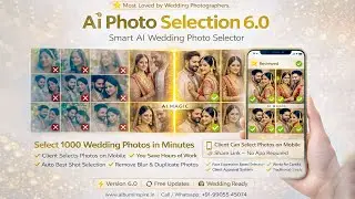 #albuminspire AI Photo Selection 6.0 | Select 1000 Wedding Photos in Minutes 😱| Save Hours of Work