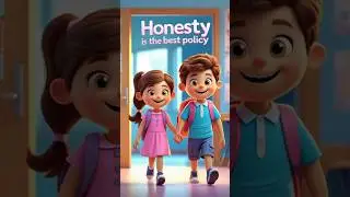 The Lost Pencil &ndash; A Short Moral Story for Kids | Honesty Lesson ✏️🌟