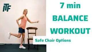 7 Min Balance Exercises for Seniors | Safe Chair Options