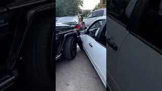 Almost crashing G63 wagon 🥵😱 #carscrash #gwagon #amg #accident #foryou #shorts