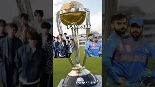 BTS VS CRICKET COMPARISON 😂 #shorts