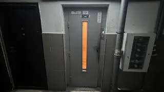 Old Modernised IFMA Traction Elevator@Strada 22 Decembrie Nr.5 Bl.CM2, Hunedoara, Romania