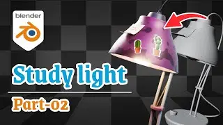 Stylized Study Light - Part 2 (Blender Tutorial)