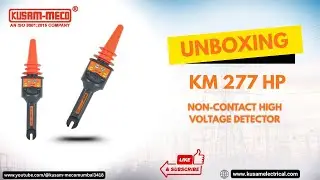 KM 277 HP  NON-CONTACT HIGH VOLTAGE DETECTOR | Unboxing & Full Feature Review | KUSAM-MECO