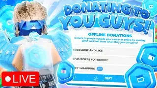 🔴PLS DONATE LIVE!!❄️│DONATING!!💸│🎁 TTS = ON