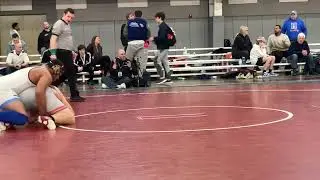 MICDS tournament 1st place match, Sheets, lost by pin.