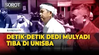 Detik-Detik Dedi Mulyadi Tiba di Unisba Bandung usai Penembakan Gas Air Mata