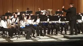 Chipman Junior High Advanced Band performing 