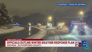 Smyrna officials outline winter weather response plan
