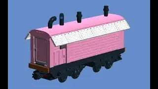How To Build A Lego Casey Jr's Pink Box Wagon Braker (Dumbo)(1941) 1/2🇺🇸