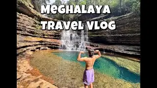 Meghalaya Trip Vlog | River Trek in Mawlynbna