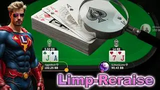 LLinusLL0ve vs. riggedeck LIMP-RERAISE spot at the HS CGWC (GTO AI Solver Analysis)
