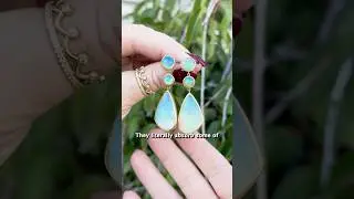 Hydrophane Opal jewelry 💎 #opal #gemstone #jewelry