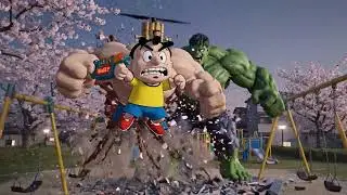 Can Hulk Beat Nobita? #shorts #shahidrayyaankhan #ai