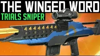 Destiny | THE WINGED WORD! - Trials Sniper PvP Gameplay & Review (Rise of Iron)