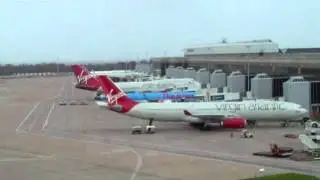 Blustery T1 car park with grounded EK380!!