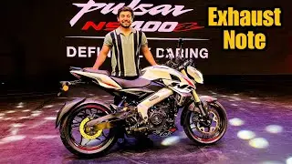 Bajaj Pulsar NS400Z Exhaust Sound & Speedometer!