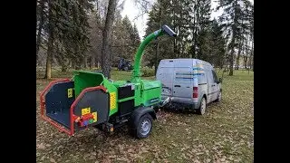 Обзор измельчитель веток GreenMech Arborist 150