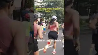 Car free day jakarta walaupun hujan#carfreeday#running#gbk#jakarta#indonesia#shorts