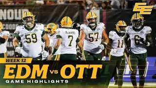 GAME HIGHLIGHTS: Week 12 - Edmonton Elks vs Ottawa Redblacks | 08.22.25