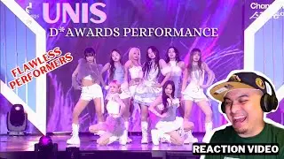 Reacting to UNIS (#유니스) Superwoman + Curious Performance at D* AWARDS 2025