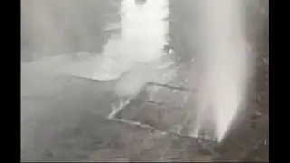 Grid Blows off and Explodes with Massive Force ► Manhole Cover Ends up in the Street During Flood