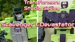 Transformers Studio Series Constructicon Scavenger & Devastator 100% Complete! 