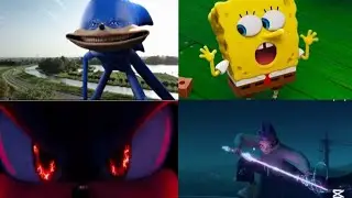 Tiles hop challenge sonic kpop demon spanshbob 