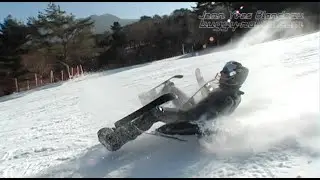 EVOLUTIONS , Jean Yves Blondeau SKIMAN, BUGGY SKI in MUJU Resort