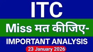 Itc Share Technical Analysis Today | Itc Share Price Today in Hindi | 23 january 2026