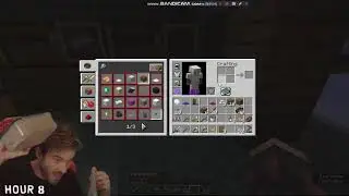 PEWDIEPIE play minecraft HARDCORE on stream. Go for food (THEN ZOMBIE COME)