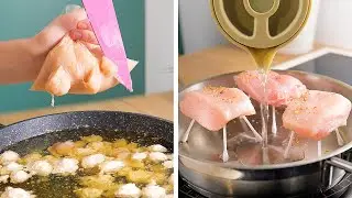 奇妙なTikTokクッキングテクニックを試す 👀🍴