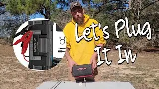 Plugging in my Avapow 6000A Car Battery Jump Starter For The First Time #battery #jumpstarter #new