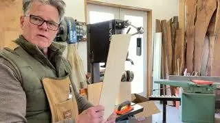 Setting your bandsaw for Shop-cut veneer.
