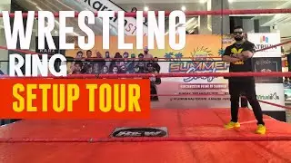 WRESTLING RING | SETUP TOUR | HOW TO MADE WRESTLING RING | REW | PROWRESTLING PAKISTAN | WWE | AEW