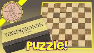 Checkerboard Puzzle - It's Like A Jigsaw Puzzle - Solution!