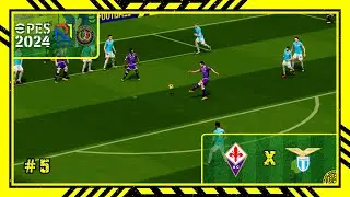 PES 2024: Jrplay (PS2) Copa da It&aacute;lia #5 Fiorentina x Lazio | 4&ordf; de Final