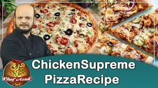 Chicken Supreme Pizza Recipe By Chef Asad | Mirch Masala | GTV Food