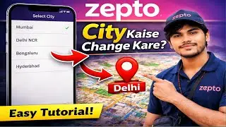 Zepto Delivery Partner App Me Location Kaise Change Kare||Zepto Delivery Partner City Change Process
