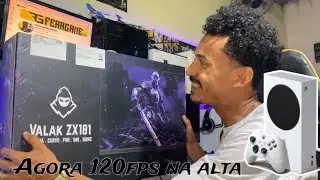 Meu novo monitor gamer mancer Valak Zx181  chegou,series roda no 120fps #unboxing   
