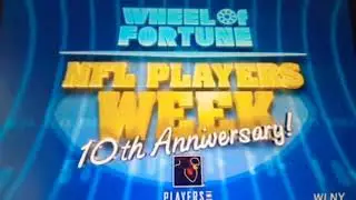 WHEEL OF FORTUNE (NFL Players Week) (2006)