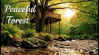 Forest Treehouse by the Stream &ndash; Relaxing Piano & Strings Music for Deep Focus and Calm